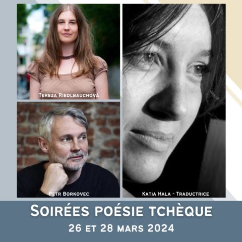 Soirées poésie tchèque – 26 & 28 mars 2024